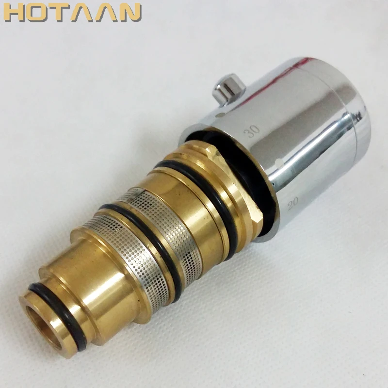 Высокое качество латунь термостатический смеситель картридж, термостатический смеситель клапан, датчик температуры, YT-5143