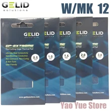 GELID GP-EXTREME 80X40 0,5 1,0 1,5 2,0 3,0 мм PC CPU GPU радиатор охлаждения Северной и Южной мост видеокарта Термальность Pad W/MK 12