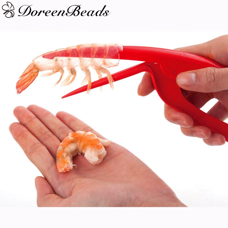 

DoreenBeads Creative New Prawn Peeler Shrimp Deveiner Peel Device Kitchen Tools Fast Convenient Kitchen Accessories Tools, 1 PC