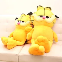 60cm yellow Stuffed plush dolls Cartoon Cat Doll Plush Toys kawaii Cartoon kids toys birthday gifts