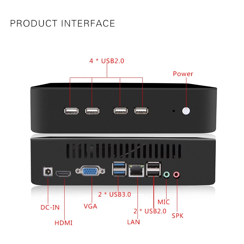 Intel quad core I7 4750 GTX960M Graphics Mini PC Windows 10 Desktop Computer Pocket PC barebone 3