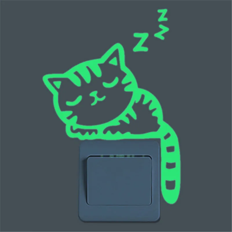 Super Bright Home Decoration Luminous DIY Funny Cute Cat