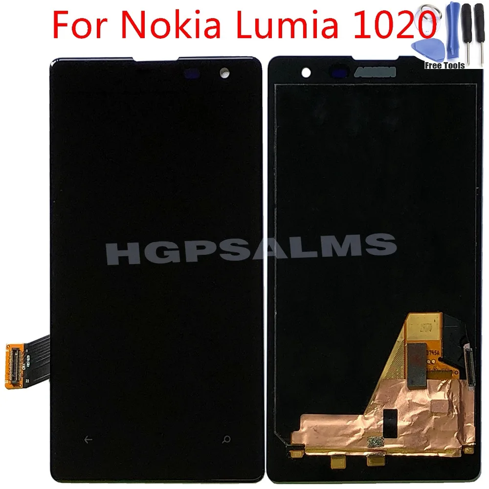 

For Nokia Lumia 1020 RM-875 LCD Display Touch Screen Digitizer Assembly Replacement Parts+Tools