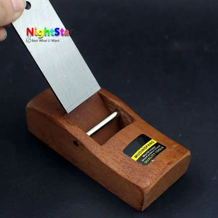 DIY Flat Plane Bottom Edged Handle Tools Woodworking Handle Wood Planer 108mm - Image 5