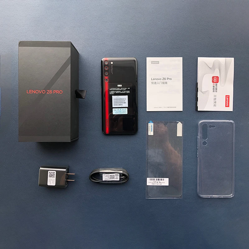 Lenovo Z6 Pro смартфон с восьмиядерным процессором Snapdragon 855 ОЗУ 8 Гб ПЗУ 128 ГБ 48