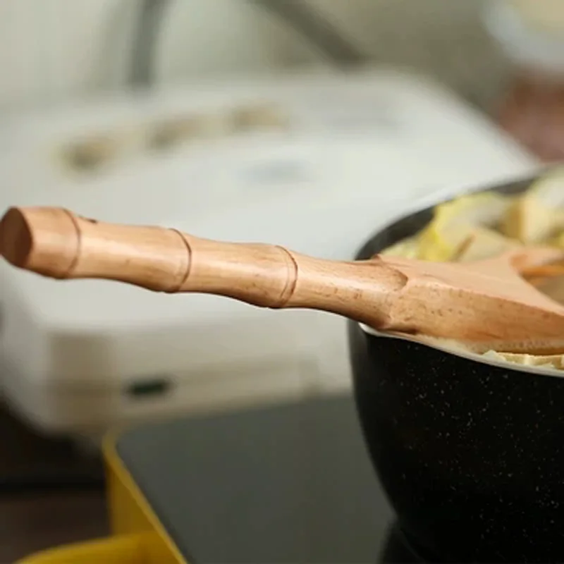 Японская натуральная ложка с длинной ручкой большая из экологически чистого