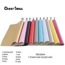 10 шт./упак. мягкий Искусственная кожа волоконный текстильный лист мягким металлическим Фольга ткань Сделай Сам DIY бигуди для волос луки ручной домашний текстиль Материал 22 см* 30 см