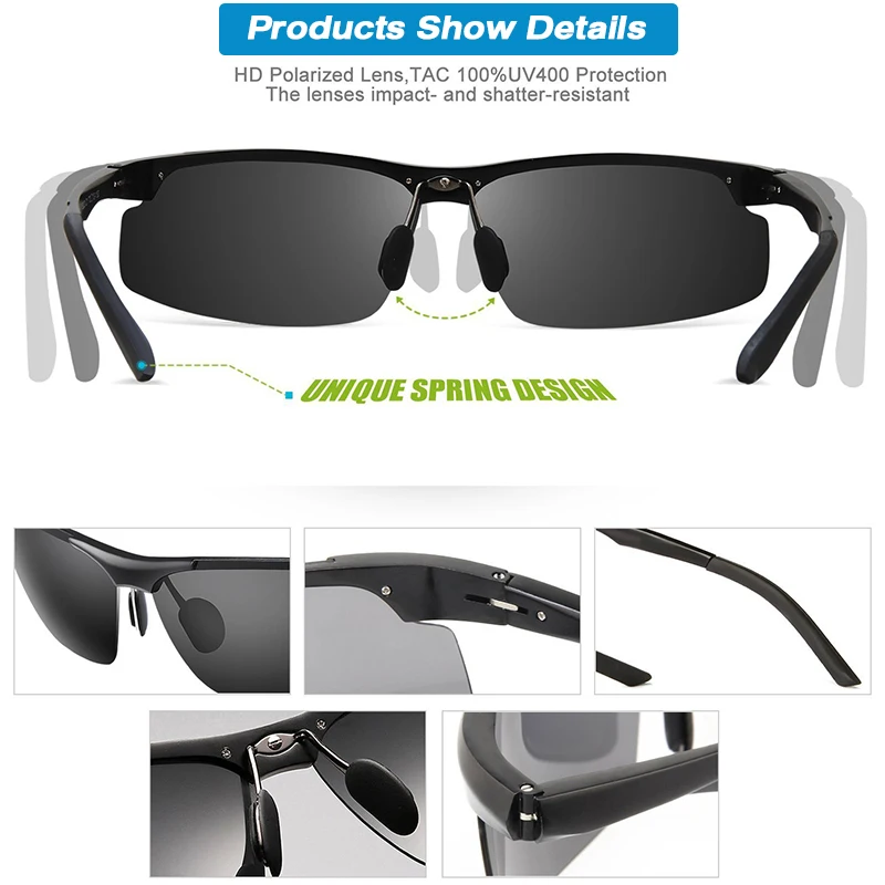 MAXJULI, поляризационные спортивные дизайнерские солнцезащитные очки для мужчин и женщин, Gafas de sol, для вождения, велоспорта, рыбалки, гольфа, сплав, солнцезащитные очки, 8177