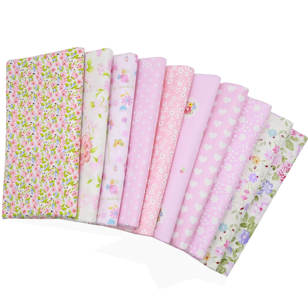 2017 10pcs Fabric Cotton Patchwork 100% Cotton Fabric Tilda Patchwork
