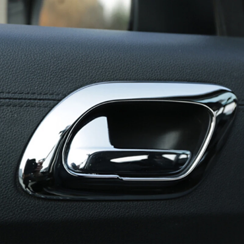 

Foal Burning Car ABS Chrome Inner Door Handle Cover Protection Trim Sticker For Peugeot 3008 2013 2014 2015 Accessories