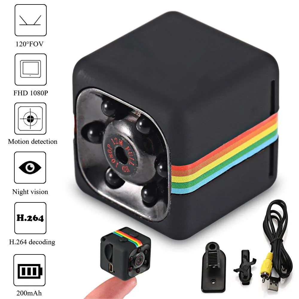 

SQ11 HD mini Camera small cam 720P Sensor Night Vision Camcorder Micro video Camera DVR DV Motion Recorder Camcorder SQ 11