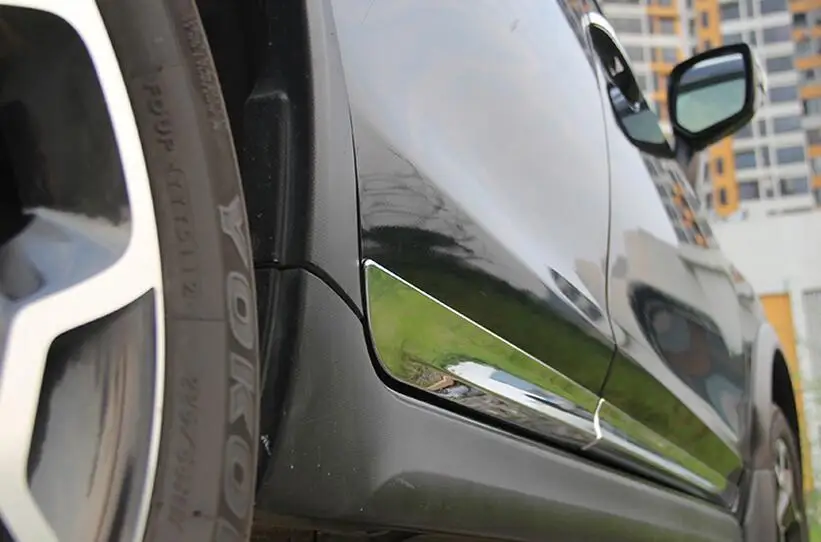 

FIT FOR SUBARU XV 2011-2016 CROSSTREK CHROME BODY MOLDING DOOR SIDE LINE TRIM COVER PROTECTOR GUARD ACCENT DOOR BODY MOULDING