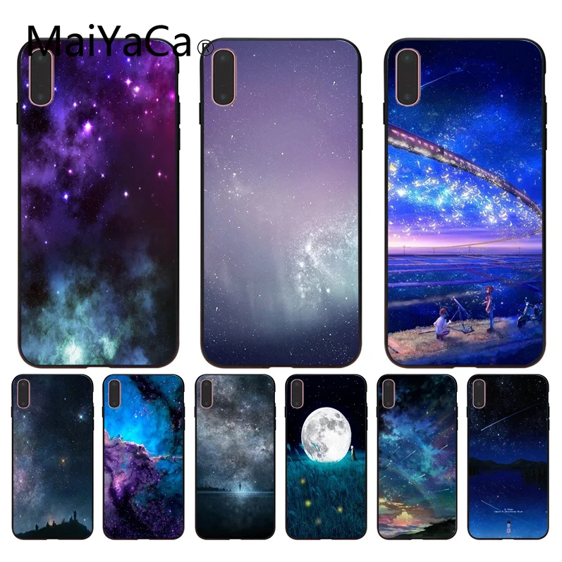 MaiYaCa мультфильм звездное небо Diy Роскошный Высокий протектор на конце чехол для