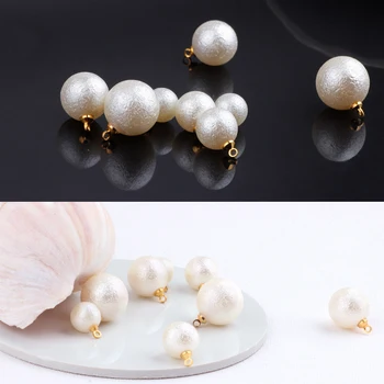 

50pcs/lot wrinkle geometry round balls beads decoration alloy fashion Beaded diy jewelry earrings/bracelet pedant accessory