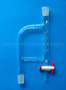 

15ml,24/29,Glass Distillation Receiver,Dean Stark Adapter W/PTFE Stopcock