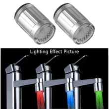 Светодиодный Интеллектуальный водопроводный кран с насадкой, красный, зеленый, синий светильник, светодиодный водопроводный кран