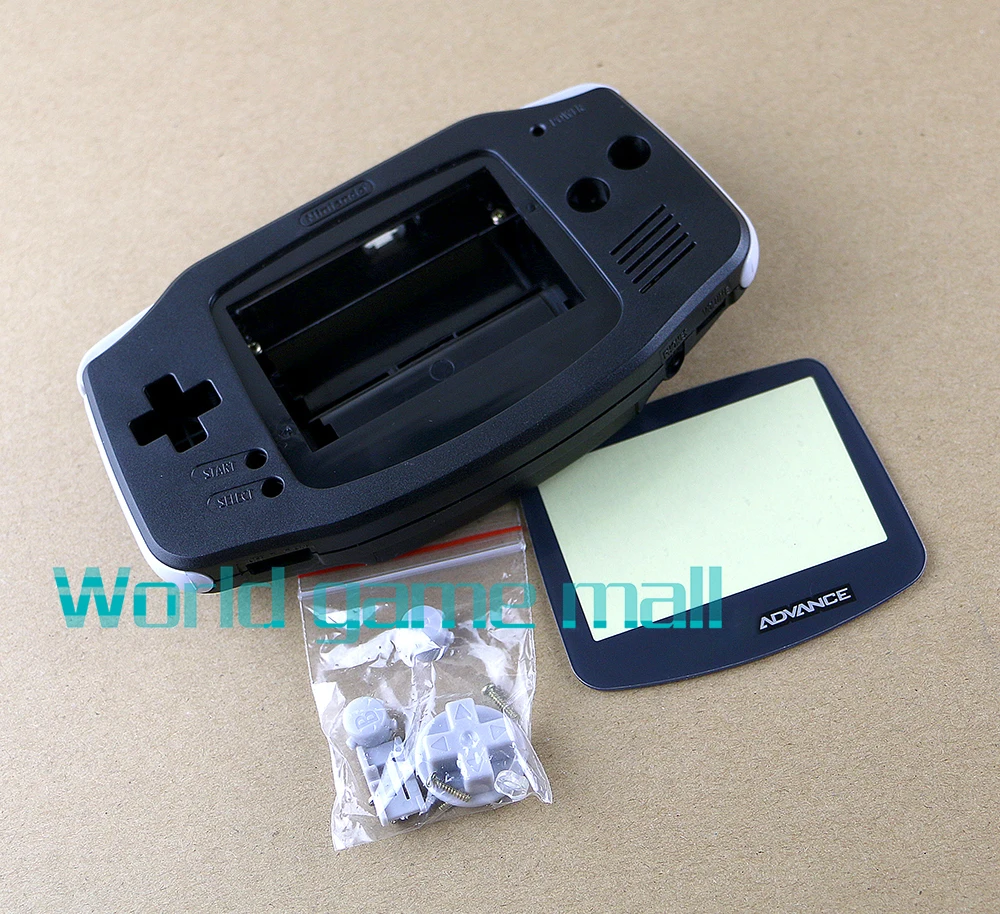 

6 colors Full Game Case Plastic housing Shell Cover for GBA console