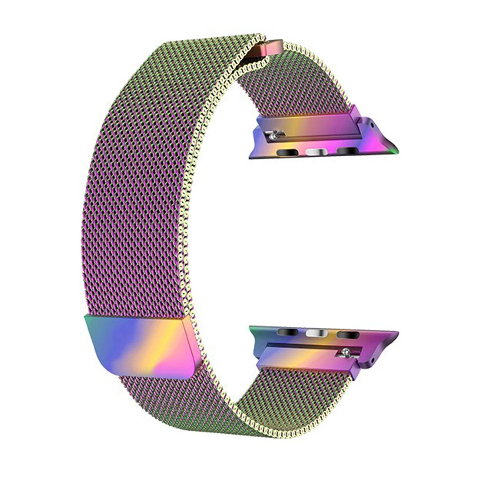 JMUSIWB ремешок для apple watch band Milanese Loop 4 3 iwatch 42 мм 38 correa 44 мм/40 pulseira браслет|Ремешки
