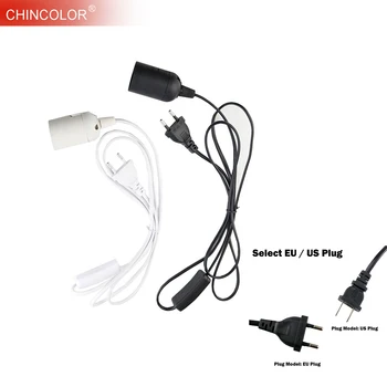 

Power Cord Cable E27 Lamp Bases Holder 1.5m with ON/OFF Switch for Pendant LED Bulb Hanglamp Suspension Socket No need Instal JQ