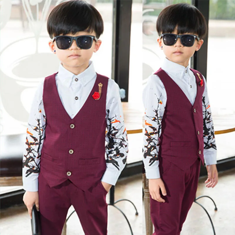 Baby boy clothing suit 2017 new European boy small dress