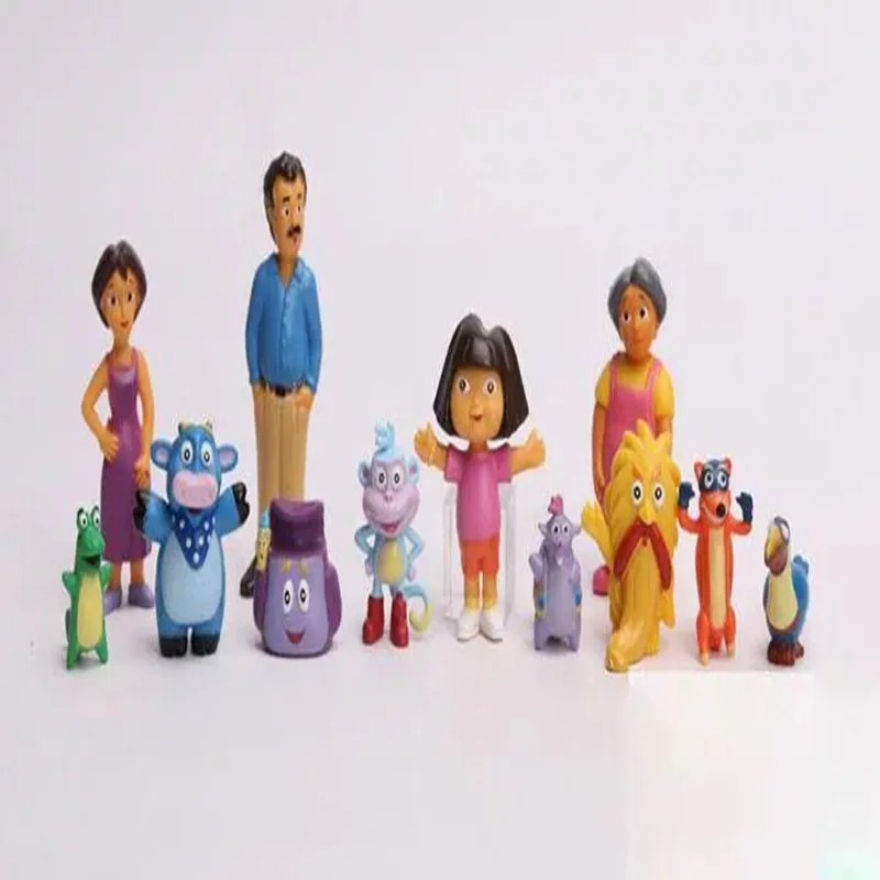 

1set/lot pvc Dora The Explorer doll Furnishing articles Bake for furnishing articles toys Children play house