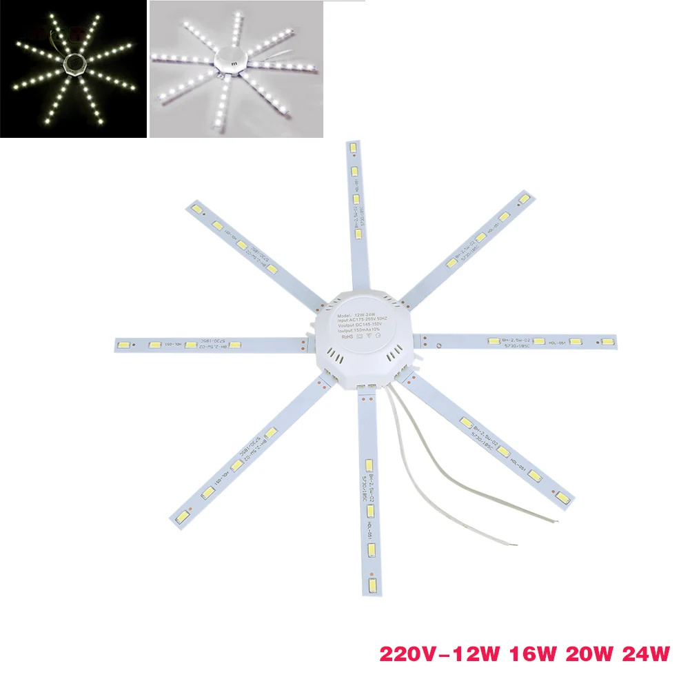  12W/16W/20W/24W LED Ceiling Lamp SMD 5730 PCB Board Modified Source LED Bulb Light MF999 - 33037191941