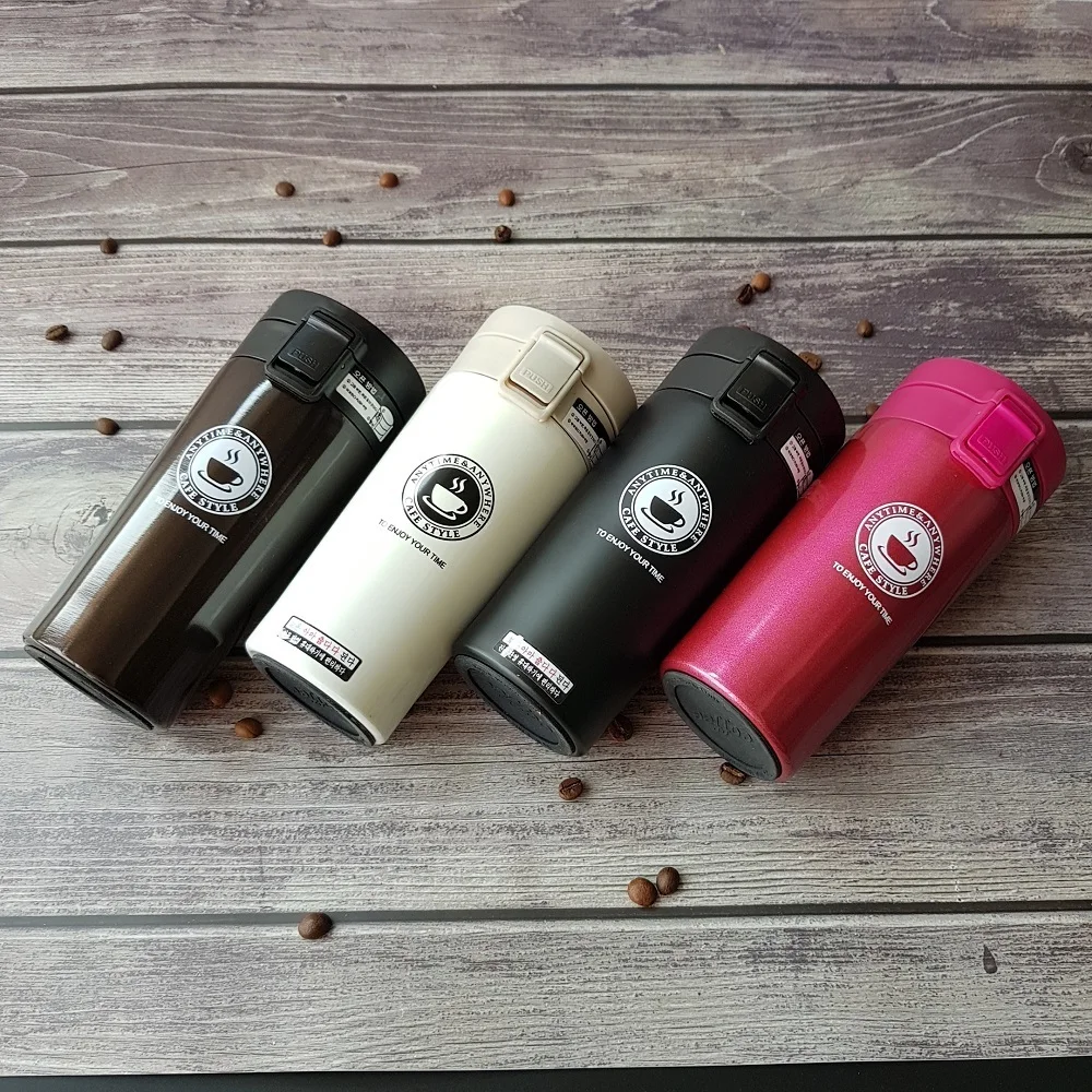 380ml Starbucks Mug High Quality Creative Double Wall Stainless Steel Thermo Cup Coffee Tea Milk Travel Mug Thermol Bottle 60B