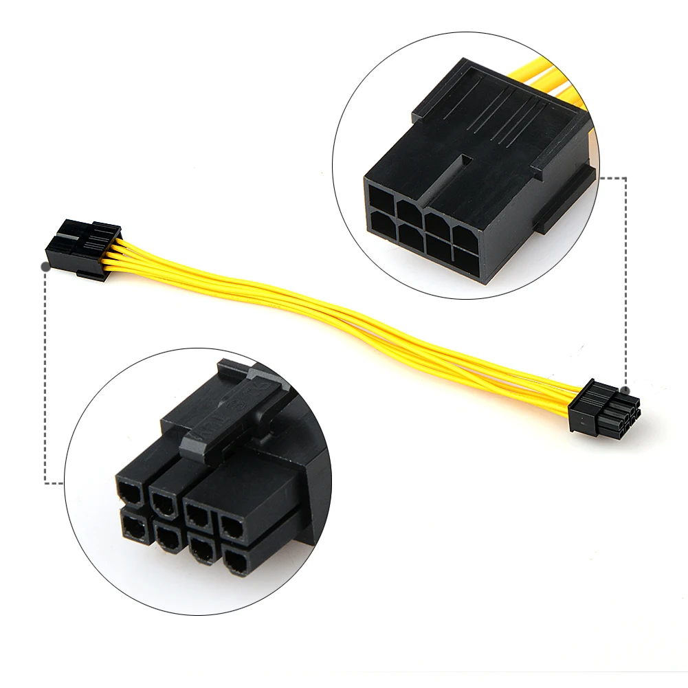 8 pin PCI Express Pcie (6 + 2) PC материнская плата Графика видео карта Pci e GPU VGA ATX PSU Мощность