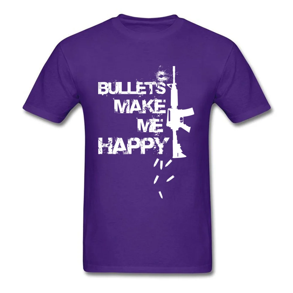 Черные модные футболки AWM Gun BULLETS MAKE ME HAPPY 100% хлопок вырез лодочкой русская рука AK 47