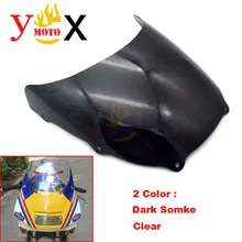 Темный дым/Ясный мотоцикл ветровое стекло лобовое стекло Переднее стекло дефектор для Honda NS1 NS-1 50cc