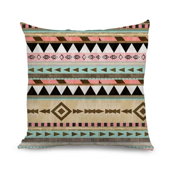 

Wholesale 18x18 inch Irregular Geometric Pattern Print Throw Pillow Covers Sofa Cushion Cover Pillow Cases for Gift
