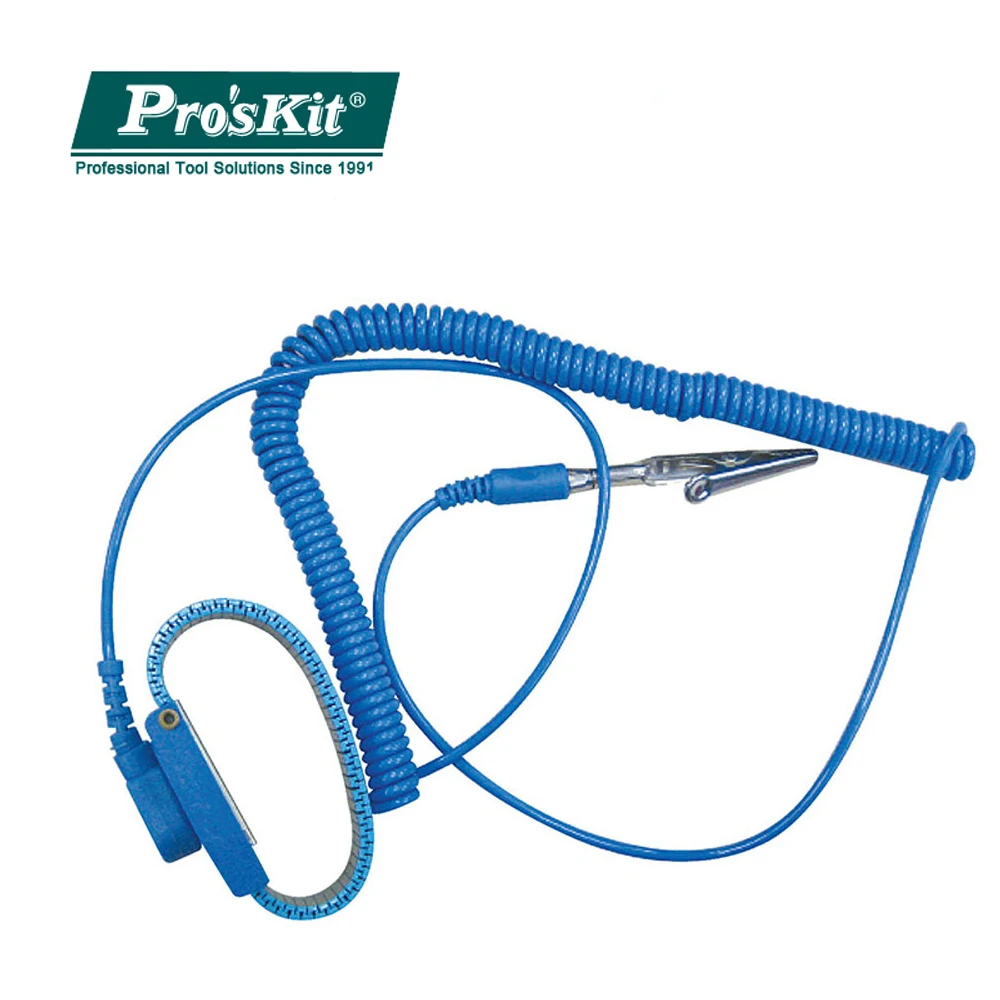 ProsKit AS-311 3m Wire Anti-static Wristband Part For Chainsaw Ignition Bracelet Electrostatic Adjustable ProsKit AS-311 3m Wire Anti-static Wristband Part For Chainsaw Ignition Bracelet Electrostatic Adjustable