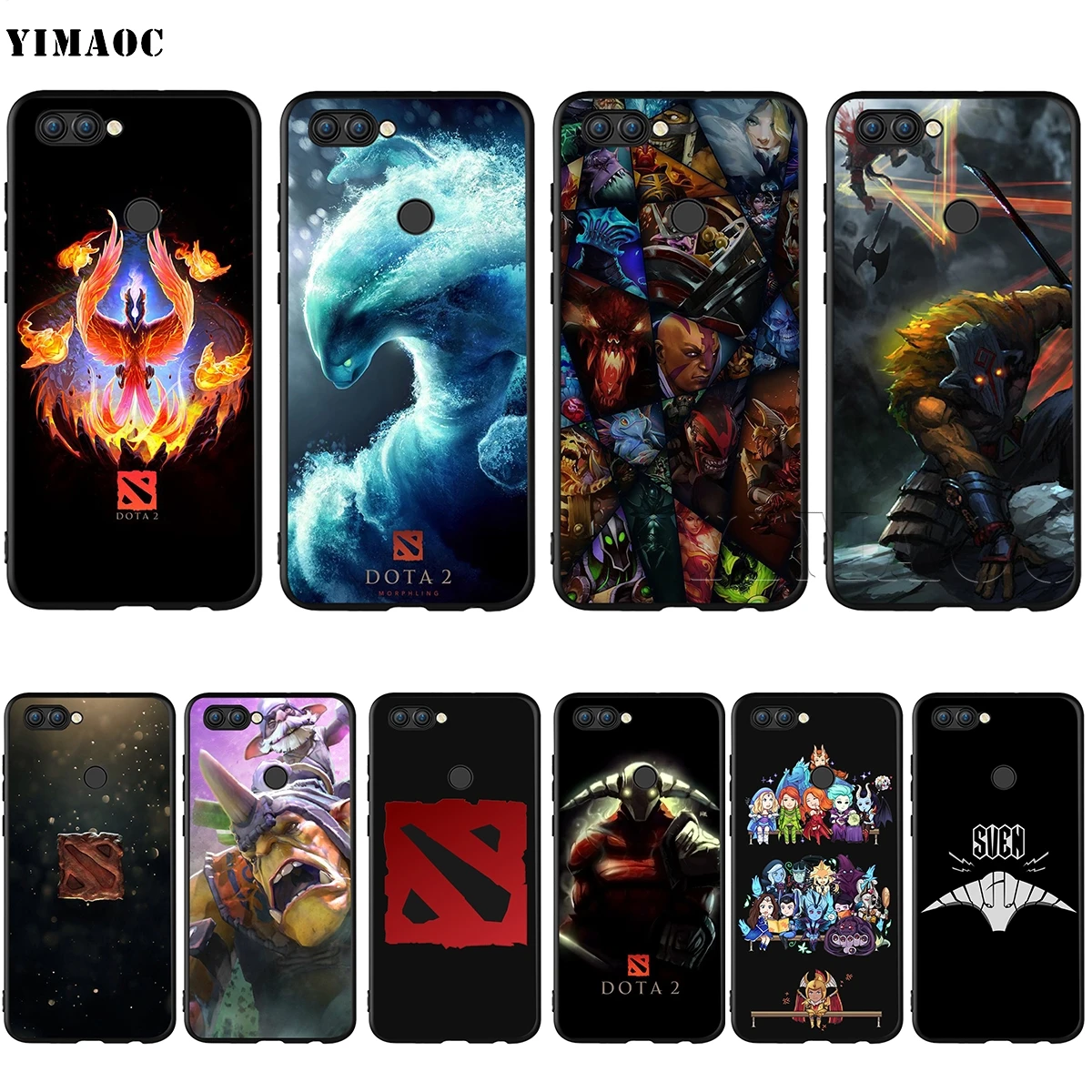 

YIMAOC Dota 2 Juggernaut Sven Case for Huawei Mate 30 20 Honor Y7 7a 7c 8c 8x 9 10 Nova 3i 3 Lite Pro Y6 2018 P30 P smart