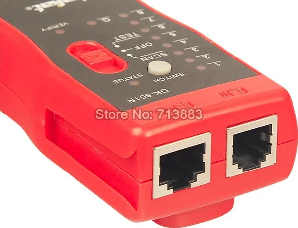 RJ45 RJ11 Сети Кабельный тестер локатор трассировщика DK-801R