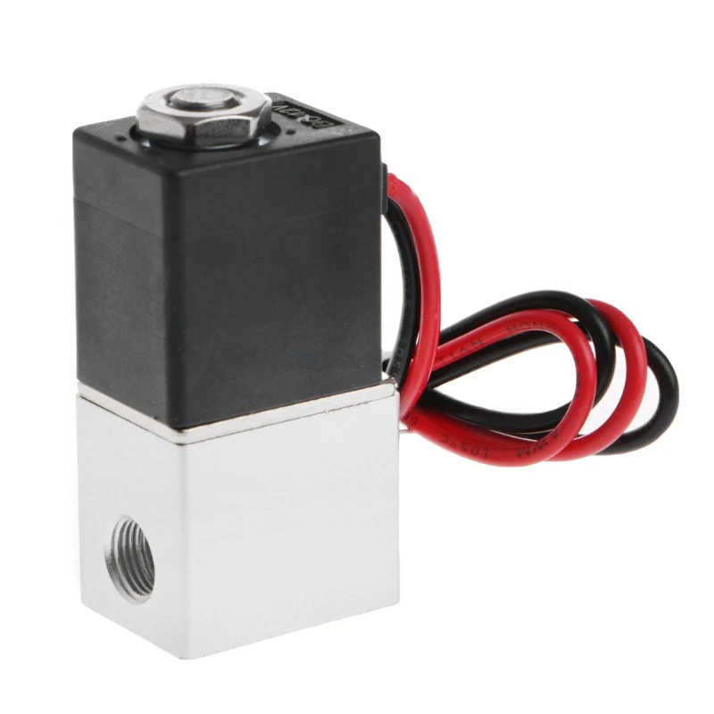Нормально закрытый Соленоидный клапан 12V DC 1/8 &quotw/провод для воздушной газовой