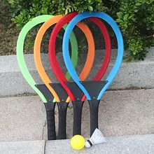 Новое поступление 1 пара Теннисная ракетка для бадминтона комплект Спорт на открытом воздухе одежда для родителей и ребенка спортивные развивающие игрушки в спортивном стиле для малыша