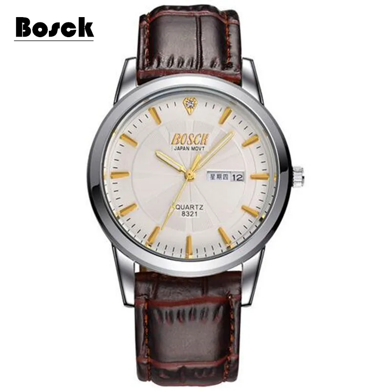 2018 fashion watch men's steel belt trend waterproof casual men's quartz watch