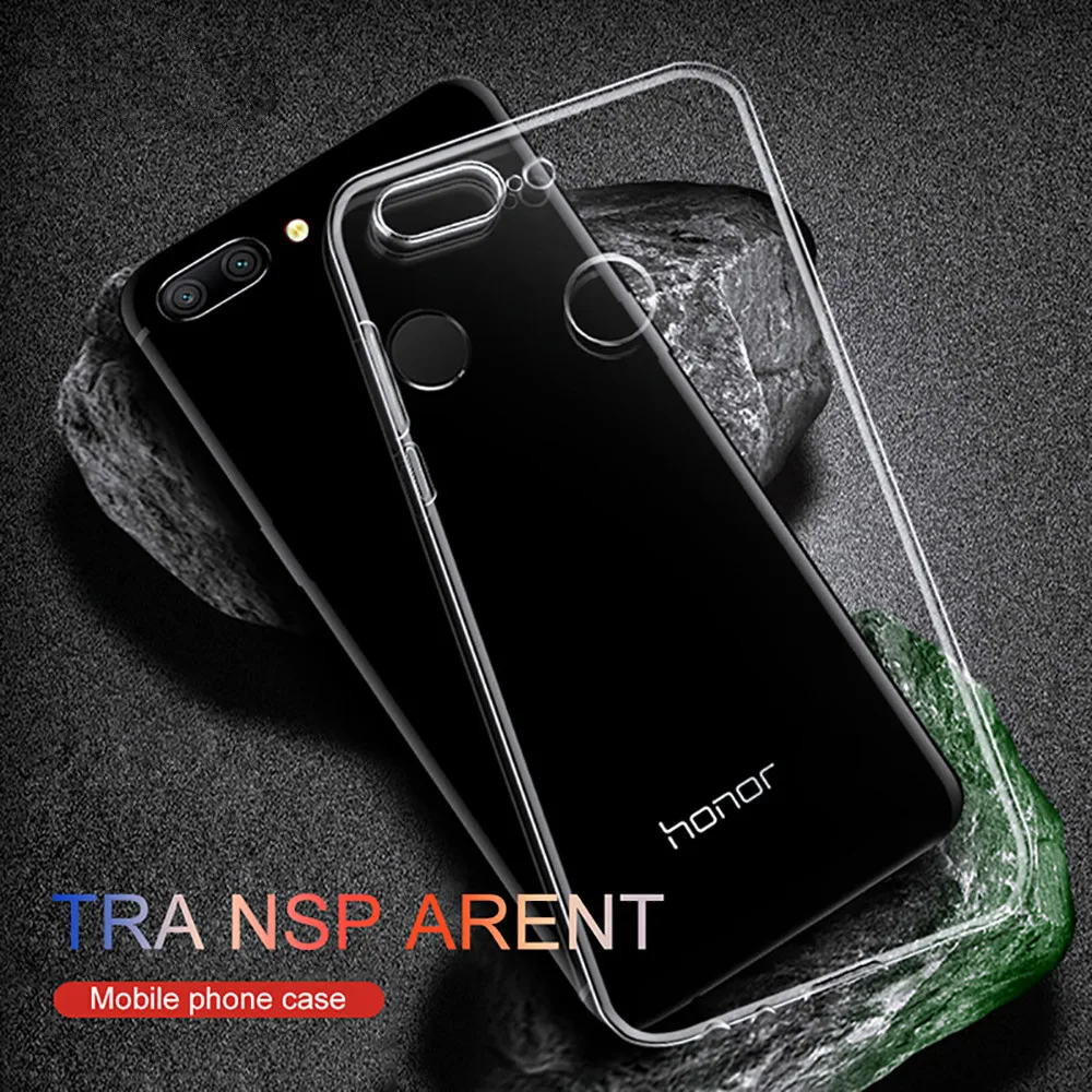 

Soft Case For Huawei Honor 9 Lite Case TPU Silicon Transparent Fitted Clear Bumper Back Cover Case For Huawei Honor 8 lite Case