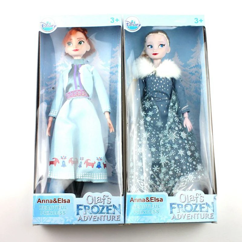 Disney Frozen Princess Elsa And Anna Children Fashion Anime Dolls Cartoon  Princess Set Furniture Dolls Stuffed Toys Kids Gift|Búp Bê| - AliExpress