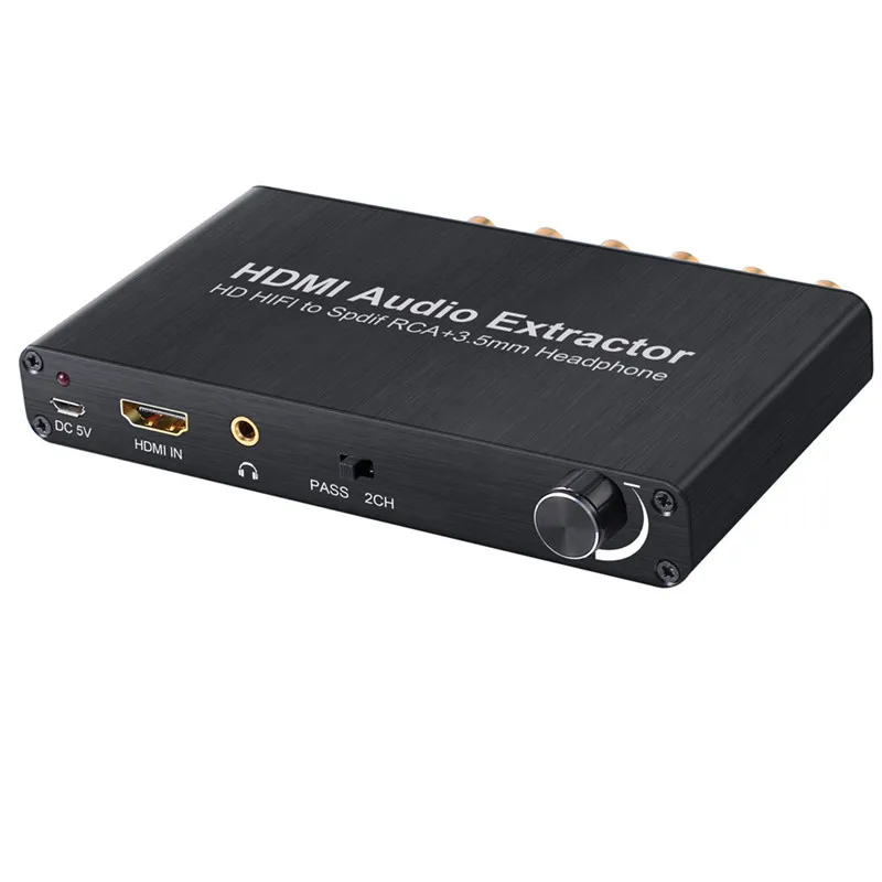 Neoteck HDMI аудио экстрактор поддержка AC-3/DTS 4K 3D сплиттер HDMI в HDMI с оптическим Toslink SPDIF аудио конвертер DAC