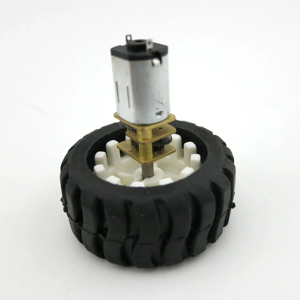 N20 Mini Geared Motor, Robot / Smart Car Motor with Wheelin Parts
