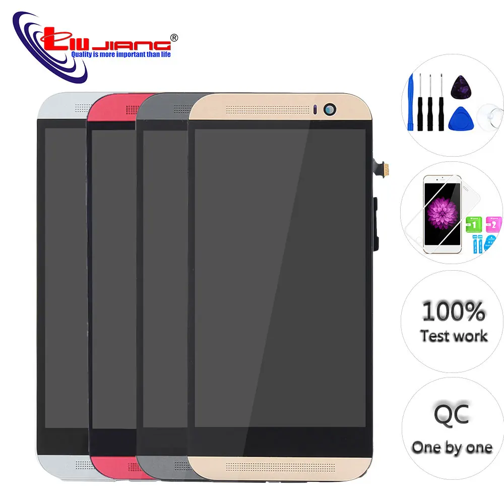 Koop Originele Lcd Voor Htc Een M8 831c Display Touch Screen Digitizer Met Frame Vergadering Vervanging Reparatie Onderdelen