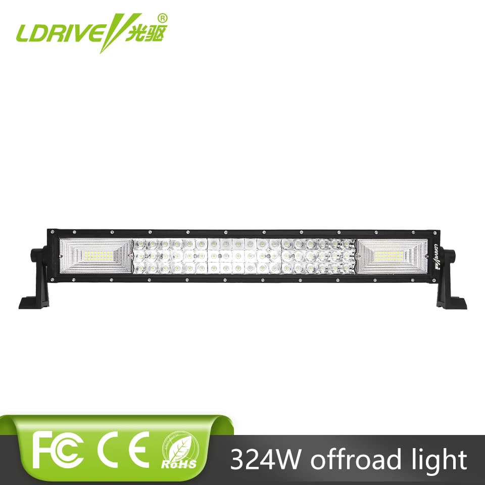 LDRIVE 7D изогнутый светодиодный светильник алюминиевый корпус 22 &quot324 Вт для