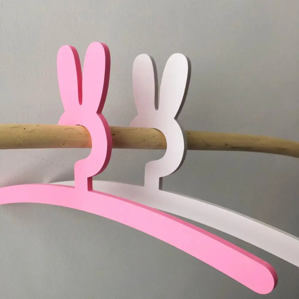 

Children hanger 1Pc Cartoon Rabbit Shape Softcover Set Kids Coat Clothes Drying Hanger Baby Room Decor