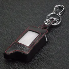 5 Buttons Leather Key Cover Case For Tomahawk TZ9010 TZ9030 LCD Remote Only Tomahawk TZ 9010 Two Way Car Alarm Car-styling