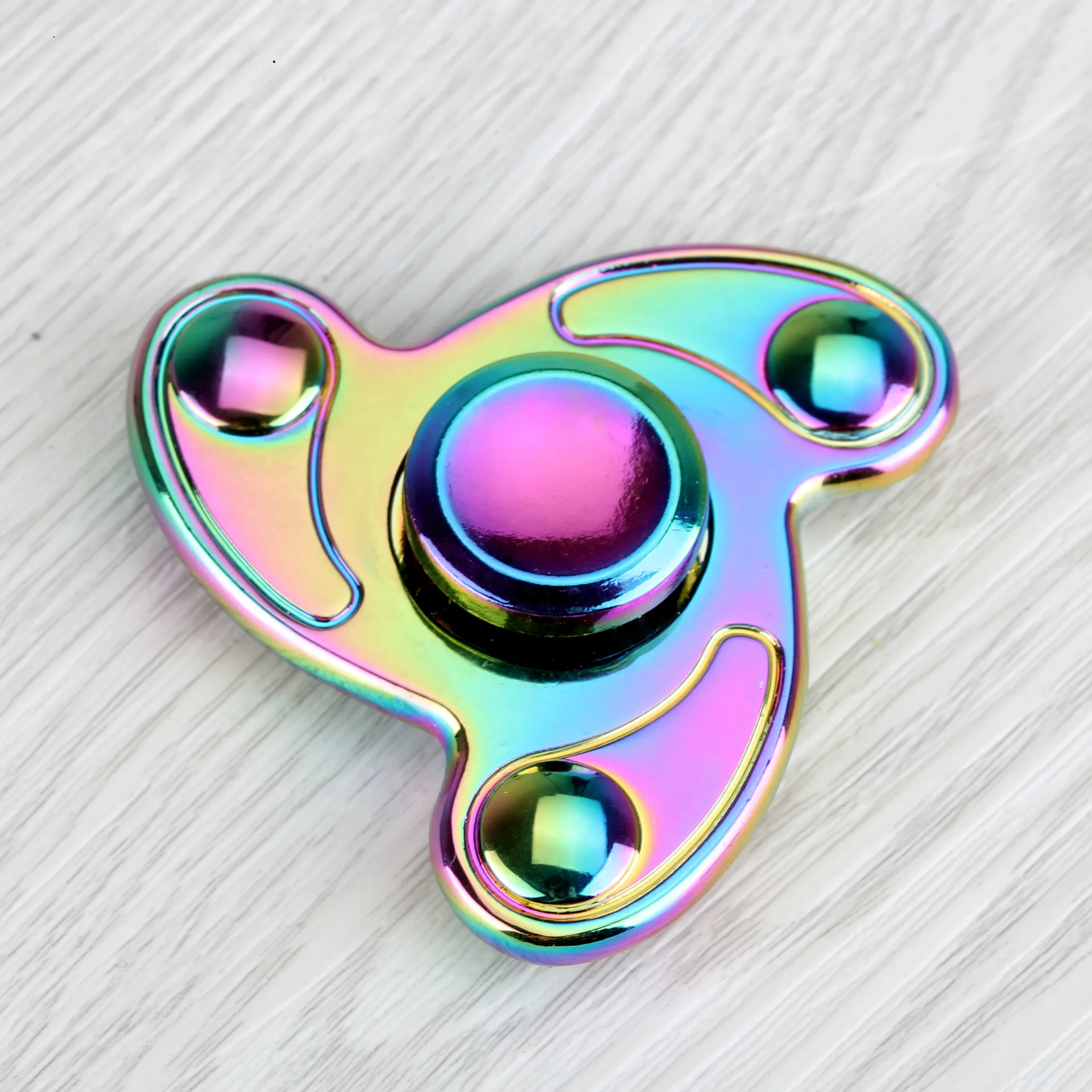Colorido liga de ciclone descompressão fidget spinner explosão seção peixe voador caracol liga giroscópio alcance dedo espiral