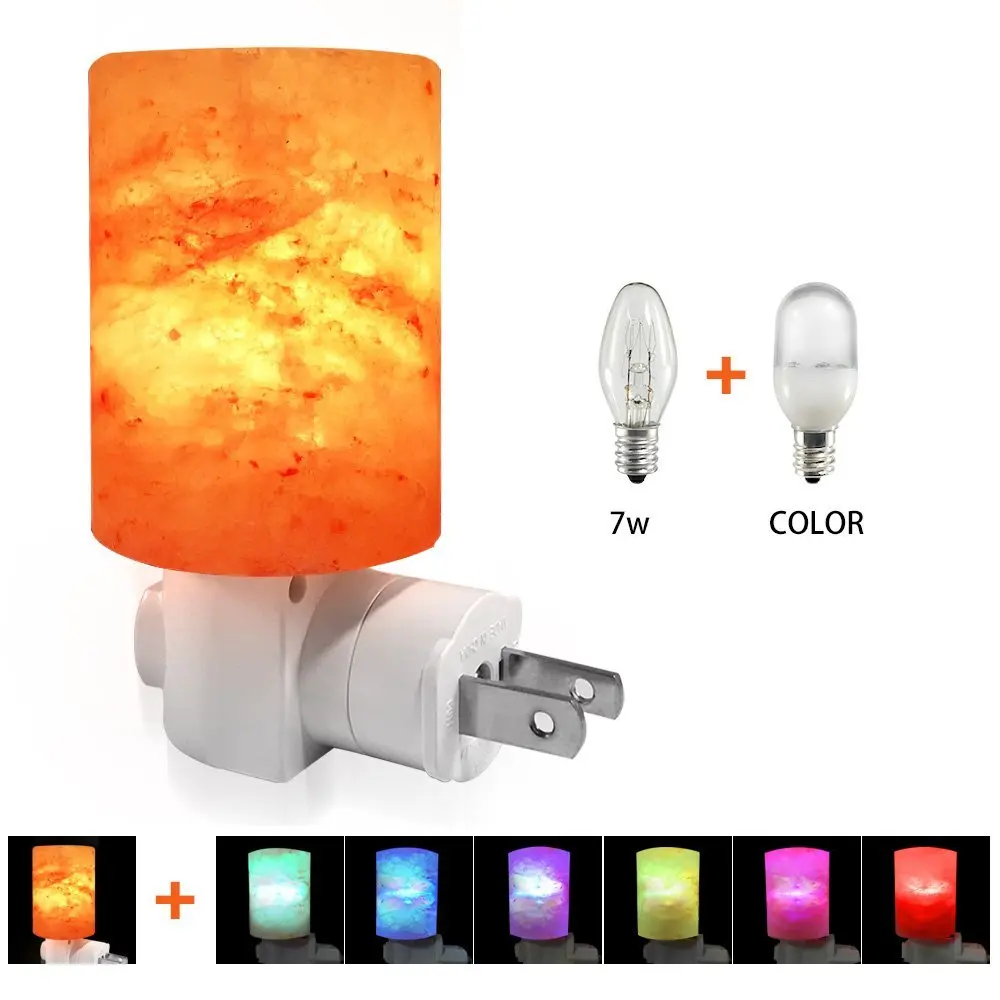 salt lamp in nursery