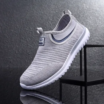 

Fires Men Sneakers Summer Trend Casual Loafers Man's Comfortable Flat Shoes Convenience Lazy Shoes Male Outdoor Soft Loafers