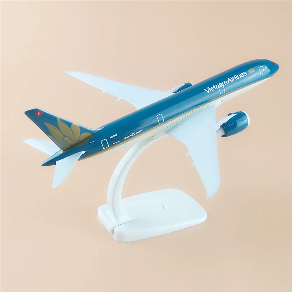 Новинка 20 см металлическая модель самолета Air Vietnam Airlines Boeing 787 B787 Airways W подставка