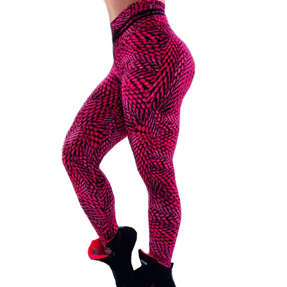 

Hot Sale Women Print Pattern Leggings Fitness Sexy Women Sporting Workout Leggings Elastic Jogging High Waist Slim Pants